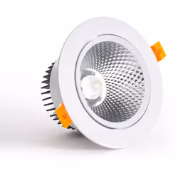 Le Spot LED Downlight Rond Dimmable Dim to Warm 15W Coupe Ø110 mm est une option très polyvalente lorsqu'il s'agit d' éclaire ...