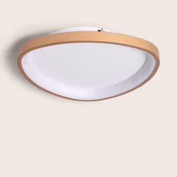 Le Plafonnier LED Oval 20W Métal Ø420 mm CCT Sélectionnable Owen est largement utilisé dans tous les types de pièces et est e ...