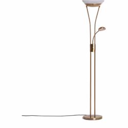 Le Lampadaire avec LED de Lecture Métal Ethan est l'allié parfait pour accompagner votre coin lecture . Ce lampadaire au desi ...