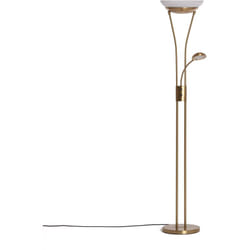 Lampadaire avec led de Lecture Métal Ethan Doré