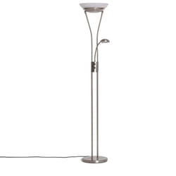 Lampadaire avec led de Lecture Métal Ethan Argenté