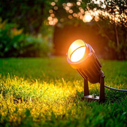 Spot Led Extérieur 6w Sur Piquet Palm Easyfit 12v Noir