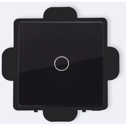 Efectoled - Interrupteur WiFi Tactile Simple Modern Noir
