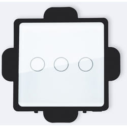 Efectoled - Interrupteur Tactile Triple Modern Blanc