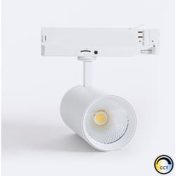 Efectoled - Spot led sur Rail Triphasé 40W Carlo cct Blanc (4000K - 5000K - 6000K) Sélectionnable