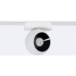Efectoled - Spot led sur Rail Magnétique 25mm Extra-Plat 12W Concave 48V Ø100 mm Blanc 4000K Blanc neutre