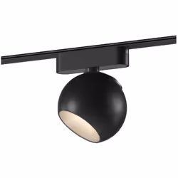 Le Spot LED Concave 12W CRI90 Noir Ø100 mm pour Rail Magnétique Monophasé Super Slim 25mm 48V est la solution parfaite pour d ...