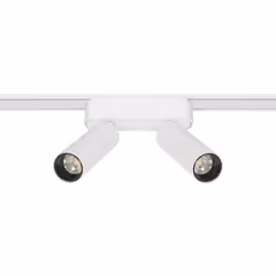 Le Spot LED Double 14W CRI90 (UGR16) Blanc pour Rail Magnétique Monophasé Extra-Plat 25mm 48V est la solution parfaite pour m ...