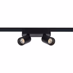 Le Spot LED Double 10W CRI90 (UGR16) Noir pour Rail Magnétique Monophasé Super Slim 25mm 48V est la solution parfaite pour me ...