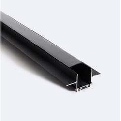 Efectoled - Rail Magnétique 25mm Extra-Plat Encastrable 48V 1m Noir