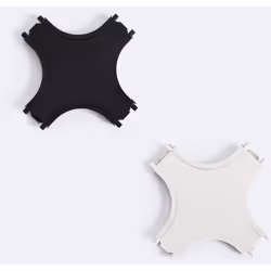 Le Connecteur Type X pour Rail Magnétique Monophasé Super Slim 25mm En Saillie 48V est le second élément de base pour branche ...