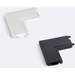 Efectoled - Connecteur Type l pour Rail Magnétique SuperSlim 25mm En Saillie 48V Noir