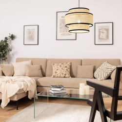 Efectoled - Suspension Rotin Huela Triplo Naturel