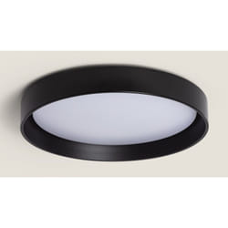 Efectoled - Plafonnier led Rond Métal 30W cct Sélectionnable Big Broadwey Ø550 mm Noir