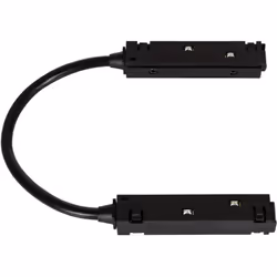 Le Connecteur d'Angle Flexible pour Rail Magnétique Monophasé 20mm permet de raccorder deux Rails Magnétiques pour obtenir un ...