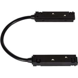 Connecteur d'Angle Flexible pour Rail Magnétique 20mm Noir
