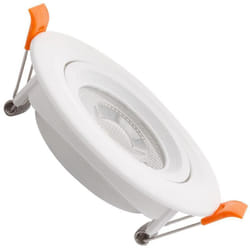Efectoled - Spot Downlight led 7W Rond solid Slim Coupe ø 75 mm 3000K Blanc chaud