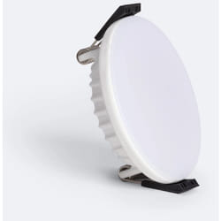 Efectoled - Dalle led Ronde Slim Surface 7W lifud Coupe Ø85mm No Flicker No Flicker 3000K Blanc chaud