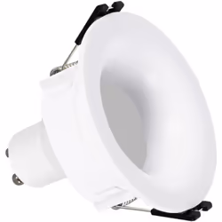 Le Spot Downlight Conique GU10 6W Coupe Ø 70mm Faible UGR PC inclut 1 ampoule LED GU10. Il se distingue par son faible UGR qu ...