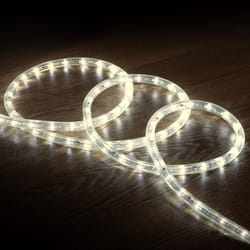 Gaine LED Ronde 220V AC 36 LED/m Blanc Neutre IP65 sur Mesure Coupe Tous les 100cm 3 m