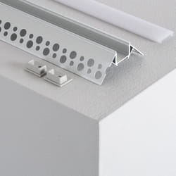 Efectoled - Profilé Aluminium Intégration pour Angle Extérieur pour Ruban led jusqu'à 8mm 5 m