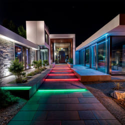 Efectoled - Ruban led rgb 220V smd 60 LED/m 10W/m Largeur 16mm Coupe 100cm IP65 Contrôle WiFi 25 m