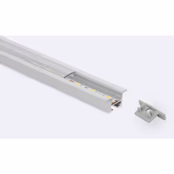 Le Profilé Encastré peut être installé dans tous types d'installations avec des Rubans LED à l'intérieur, spécialement conçue ...