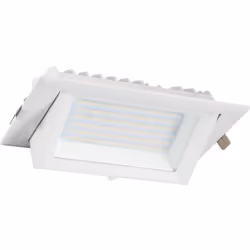 Le Spot Downlight LED Rectangulaire Orientable 60W SAMSUNG 130 lm/W LIFUD avec cadre blanc, se distingue par ses magnifiques  ...