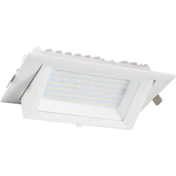 Spot Downlight LED 60W Rectangulaire Orientable 130 lm/W LIFUD Coupe 210x125 mm 4000K Blanc neutre