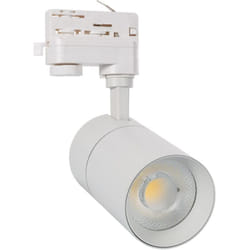 Spot LED sur Rail Triphasé 20W Onuba CCT Noir Blanc