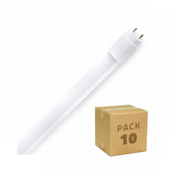 Efectoled - Pack Tubes led T5 Crystal 145cm Connexion des 2 Côtés 18W (10 Un) No Flicker 6000K Blanc froid Non