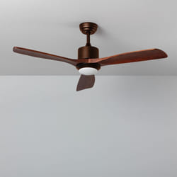 Efectoled - Ventilateur de plafond silencieux Forest Marron 132cm Moteur dc Brun cct Avec lumière, Télécommande, Wifi: False