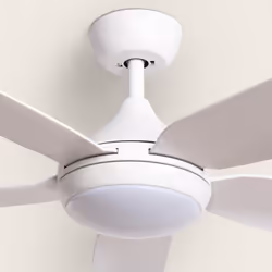Le Ventilateur de Plafond Silencieux Dokós 122 cm 35 W intègre une source lumineuse avec technologie LED et CCT d'une puissan ...