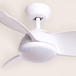 Le Ventilateur de Plafond Silencieux Poros 35W 76cm Moteur DC est une solution de ventilation et d'éclairage LED intégrée qui ...