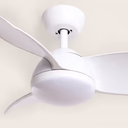 Le Ventilateur de Plafond Silencieux Poros 35W 76cm Moteur DC est une solution de ventilation et d'éclairage LED intégrée qui ...