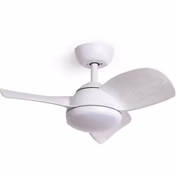 Le Ventilateur de Plafond Silencieux Poros 35W 76cm Moteur DC est une solution de ventilation et d'éclairage LED intégrée qui ...
