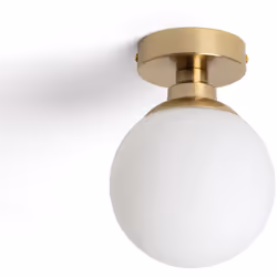 Éclairez votre maison avec élégance et style avec ce plafonnier de la famille Moonlight Brass. Fabriqué en métal et en verre, ...