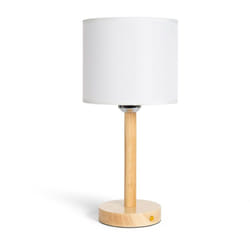 Efectoled - Lampe à Poser led Bois 1W Portable avec Batterie usb Rechargeable Folgosa Naturel