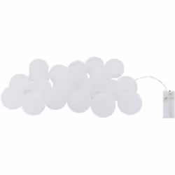 La Guirlande de Boules LED se présente sous la forme d'un pack de 20 unités reliées entre elles par un câble transparent. Ell ...