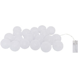 Guirlande 20 Boules led Blanche Blanc
