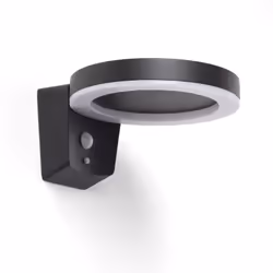 Éclairez votre espace extérieur avec cette moderne Applique Murale Extérieure Solaire LED 5W Aluminium avec Détecteur de Mouv ...