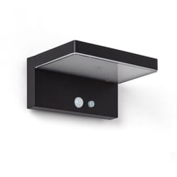 Applique Murale Extérieure Solaire led Aluminium Bran Noir