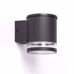 Ce luminaire mural extérieur, fabriqué en aluminium de haute qualité, intègre une source d'énergie solaire et utilise une tec ...