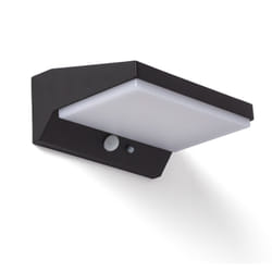 Efectoled - Applique Murale Extérieure Solaire led Aluminium avec Détecteur de Mouvement Ivar Noir