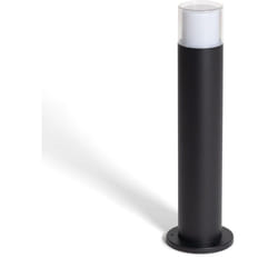 Balise Extérieure en Saillie sur Pied 50cm Aluminium Docker Noir