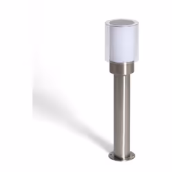 Mettez en valeur votre espace extérieur avec la Balise Extérieure en Saillie sur Pied 50cm Acier Inoxydable Martin. Avec un d ...