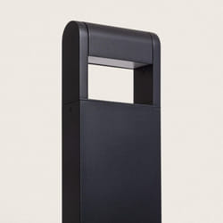 Balise sur Pied Extérieure LED 6W 50cm Aluminium Melbor Noir Noir