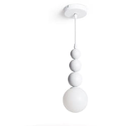 Suspension Métal Dunia Blanc