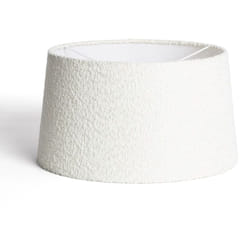 Efectoled - Abat-jour Lampe Toile Micaela Blanc