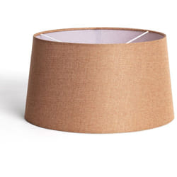 Abat-jour Lampe Lin Genoveva Brun